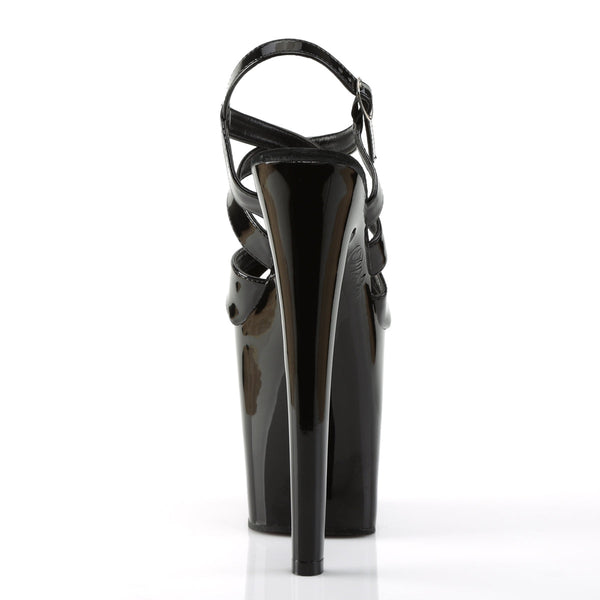 XTREME-872 Plateau Sandaletten in Schwarz von Pleaser – Ansicht 4