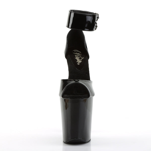 XTREME-875 Plateau Sandaletten Schwarz Lack von Pleaser – Ansicht 2