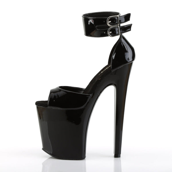XTREME-875 Plateau Sandaletten Schwarz Lack von Pleaser – Ansicht 3
