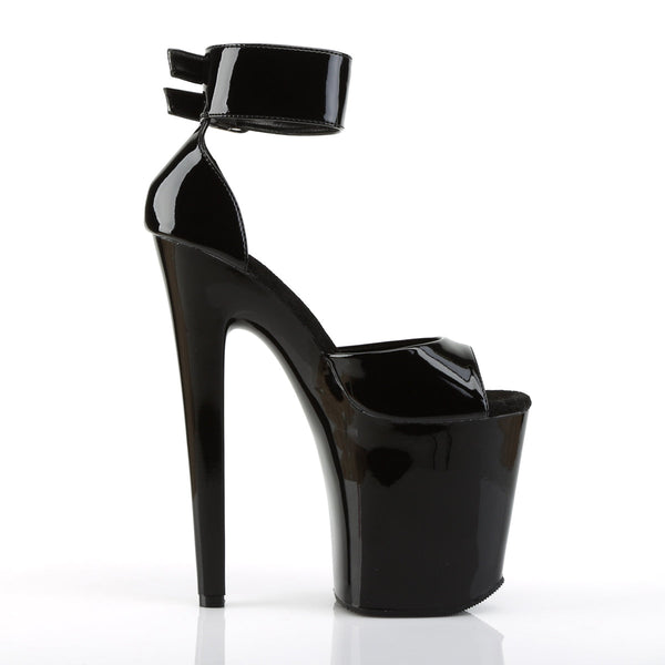XTREME-875 Plateau Sandaletten Schwarz Lack von Pleaser – Ansicht 5